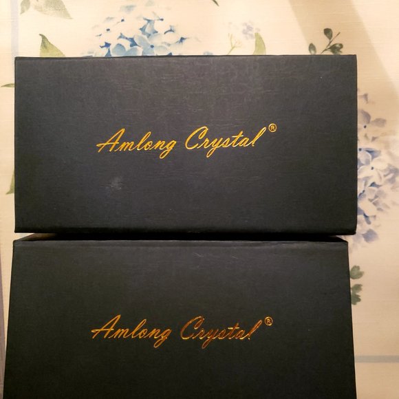 CRYSTAL CANDLE HOLDERS ( 4) - Picture 4 of 4